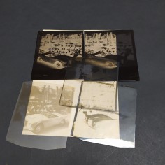 Lotto di 5 negativi fotografici della vettura Lancia Aurelia B24, alcuni chiari 2