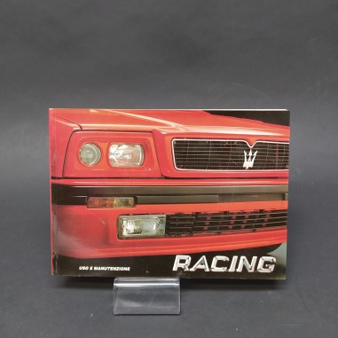 Libretto d'uso e manutenzione automobile Maserati Racing 1991. Buono con graffio