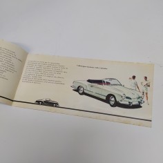 Catalogo automobili e furgoni Volkswagen con macchie e timbro del rivenditore 2