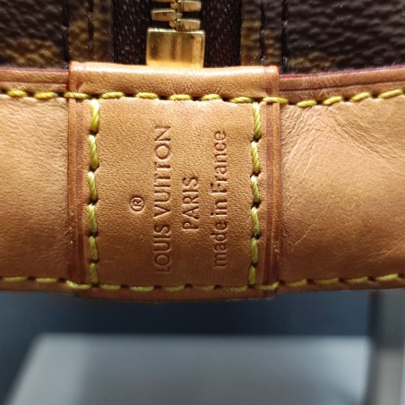 Borsa a mano Louis Vuitton mod. Alma in pelle marrone usata