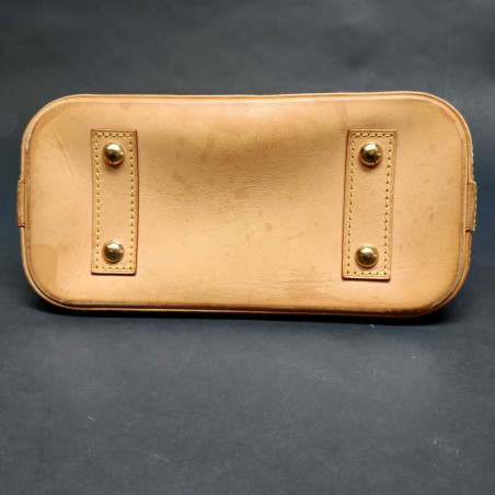 Borsa a mano Louis Vuitton mod. Alma in pelle marrone usata