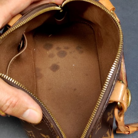 Borsa a mano Louis Vuitton mod. Alma in pelle marrone usata