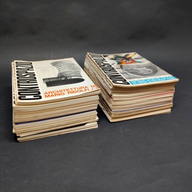 Collezione accumulo rivista architettura Controspazio 50 numeri