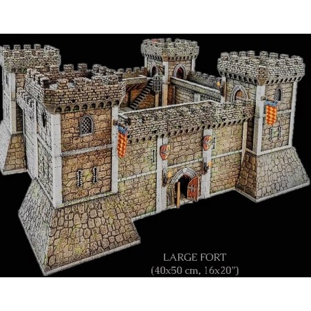 Boar Games Castello per giochi da tavola montato solo per test, completo