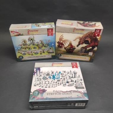 Dungeons and Lasers 5th edition lotto di 3 confezioni sigillate
