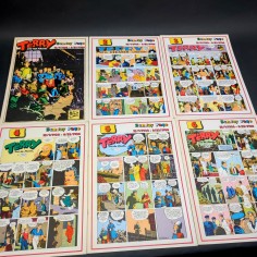 6 numeri del fumetto Terry and the Pirates anni '30, adattati da Comic Art 1977
