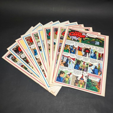 10 fumetti Steve Canyon di Caniff anni '40, Comic Art, collana Gertie Daily 1975