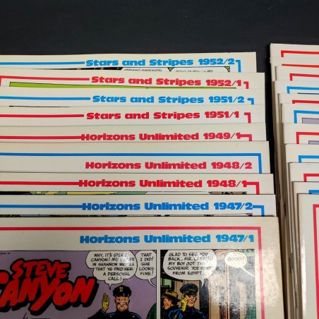 20 fumetti Steve Canyon di Caniff anni '40, Comic Art Collana Gertie Daily 1981