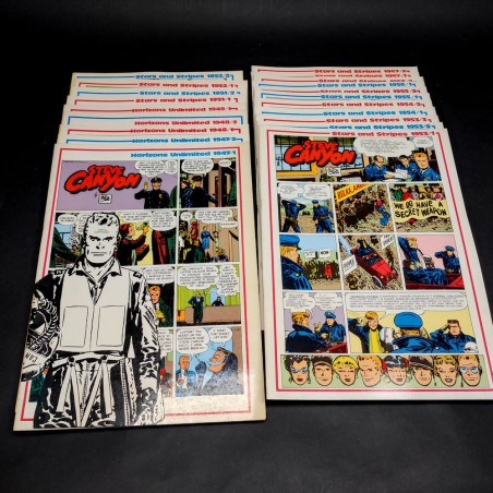 20 fumetti Steve Canyon di Caniff anni '40, Comic Art Collana Gertie Daily 1981