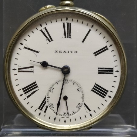 Orologio da tasca Zenith, diametro 50 mm con numeri romani, Gran Prix Paris 1900