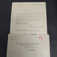 Lotto di lettere e documenti vari degli anni '20/'30/'40 di storici e militari 2