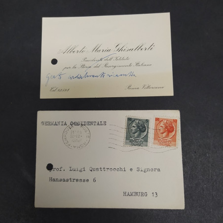 Lotto di lettere e documenti vari degli anni '20/'30/'40 di storici e militari