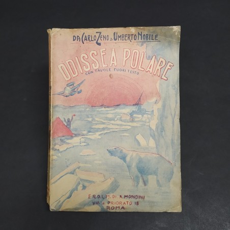 Libro Odissea polare - da Carlo Zeno a Umberto Nobile anni '30. Strappi