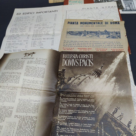 Lotto di documenti vari, cartoline, libretti religiosi, Azione Cattolica
