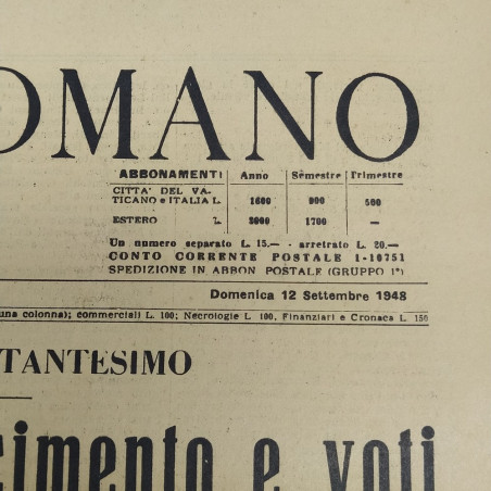 Lotto di documenti vari, cartoline, libretti religiosi, Azione Cattolica