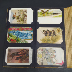 Album con 87 cartoline militari per celebrare reggimenti, battaglie, personalità 2