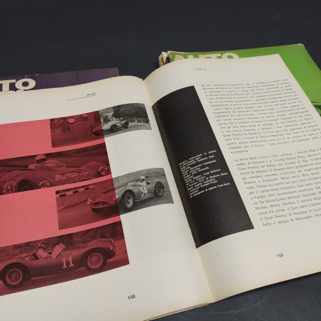 Lotto di 11 riviste autosprint anni 1964, 65 e 66 con sbucciature e macchie