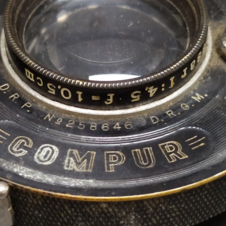 Obiettivo per macchina fotografica Compur Zeiss Jena Tessar 1:4,5, f＝10,5 cm