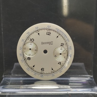Quadrante per orologio cronografo Eberhard con diametro di 35 mm, incisione ZJ