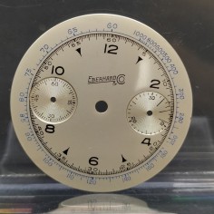 Quadrante per orologio cronografo Eberhard con diametro di 35 mm, incisione ZJ 2