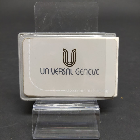 Garanzia per orologio Universal Geneve con libretto agenti ufficiali in fodero