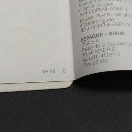 Garanzia per orologio Universal Geneve con libretto agenti ufficiali in fodero
