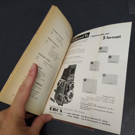 Libretto della 2° Biennale internazionale di arte fotografica di Modena 1958