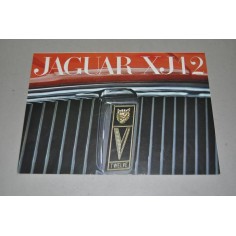 PROSPEKT DEPLIANT BROCHURE JAGUAR XJ12 - 2 PAGINE ITALIANO 8/72 - BUONO