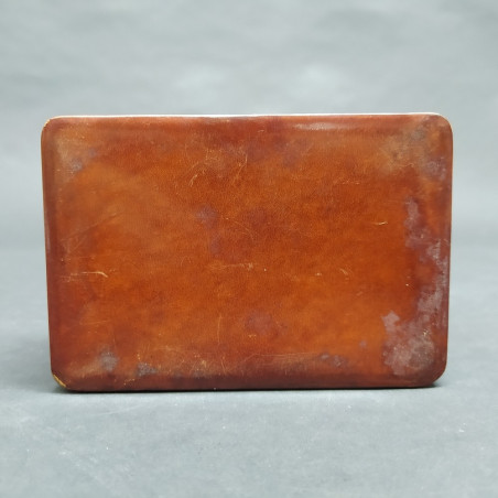 Scatola in cuoio 12x8,5 cm molto elegante con leggeri graffi