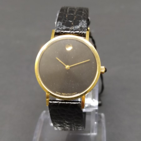 Orologio Zenith Museum al quarzo da donna, cinturino in pelle misura 16, inusato