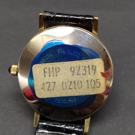Orologio Zenith Museum al quarzo da donna, cinturino in pelle misura 16, inusato