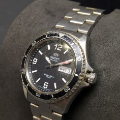 Orologio polso uomo Orient automatico tutto acciaio usato 2
