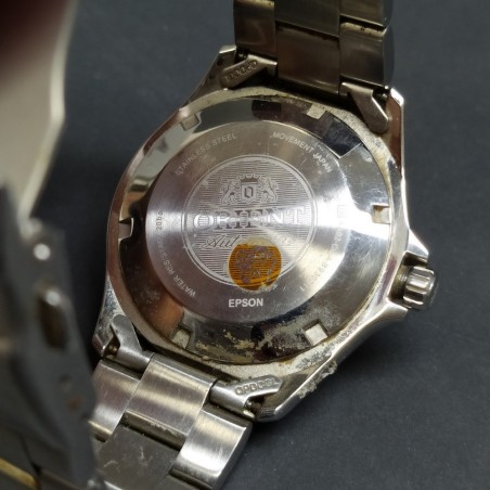 Orologio polso uomo Orient automatico tutto acciaio usato