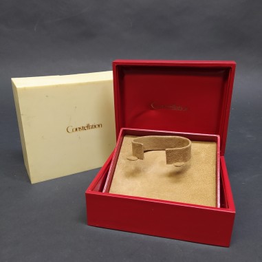 Cofanetto per orologio Omega Constellation 13x10,5 cm con lieve graffio