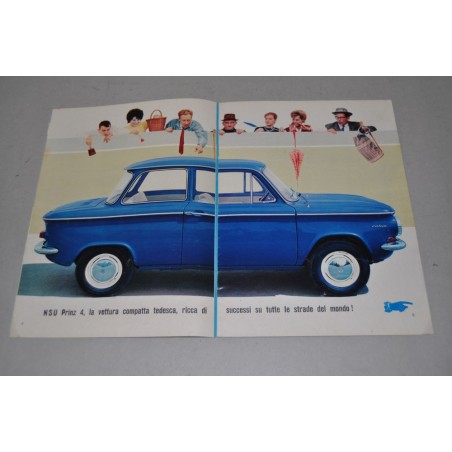PROSPEKT DEPLIANT BROCHURE PRINZ OPUSCOLO A COLORI 8 PAGINE STRAPPO IN COPERTINA