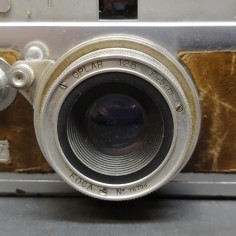 Macchina fotografica francese Foca, obiettivo Oplar  1:2.8, f＝ 5 cm in cuoio 2