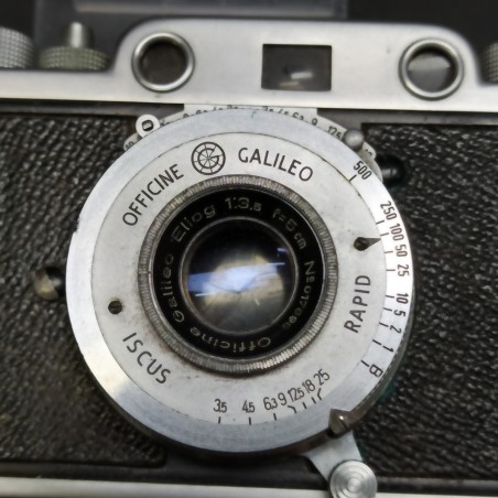 Macchina fotografica Ferrania Condor 1, obiettivo Officine Galileo Iscus Rapid