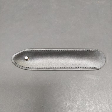 Portapenna morbido Montblanc nero con logo e impressione, 15 cm, ben conservato