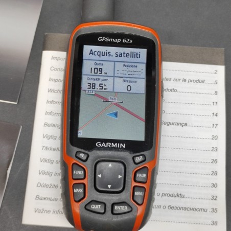 Navigatore GPS Garmin GPSmap 62s usato