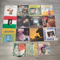 Lotio di 15 dischi vinile vario genere rock anni 70/80 mediocri