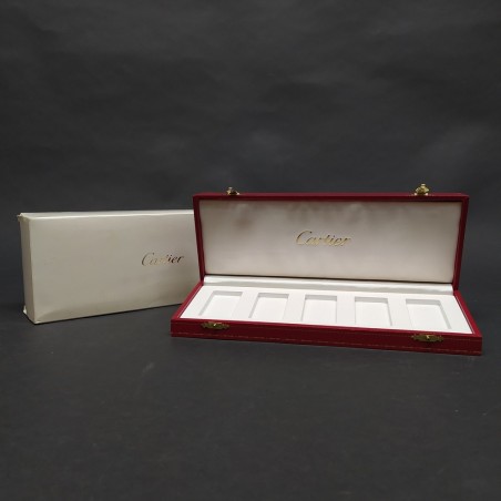 Cofanetto porta accendini Cartier con 5 alloggiamenti. Ottime condizioni