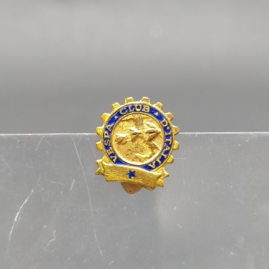 Spillino per giacca Vespa Club d'Italia smaltato 15 mm, metallo scurito