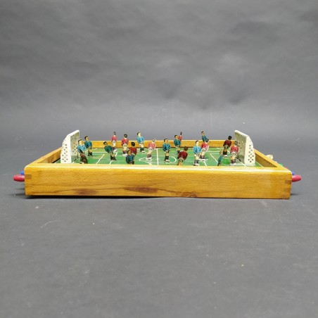 Gioco Calcio Lilliput in latta degli anni '50 con scatola scritta internamente