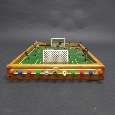 Gioco Calcio Lilliput in latta degli anni '50 con scatola scritta internamente