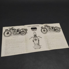 Catalogo di motociclette Ivory-Calthorpe 1935 con ingrigimento della carta 2