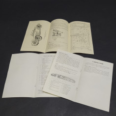 Copie anastatiche di supplementi ai manuali di auto Austin-Healey 3000. Macchie 2