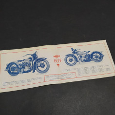 Catalogo delle motociclette Harley-Davidson 1935 con aloni ingialliti 2