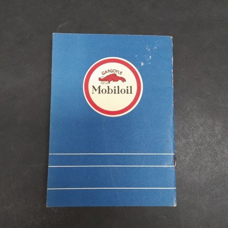 Ruolino di marcia per l'uso e la manutenzione dell'auto datato 1937. Spellato