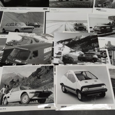 Lotto di 19 fotografie di vetture Fiat degli anni '70 con modelli indicati 2