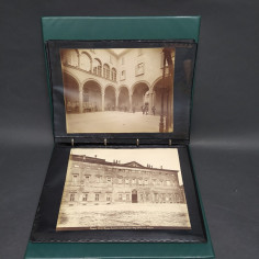 Album con 44 foto di città in Emilia Romagna e di Firenze con alcune annotazioni 2